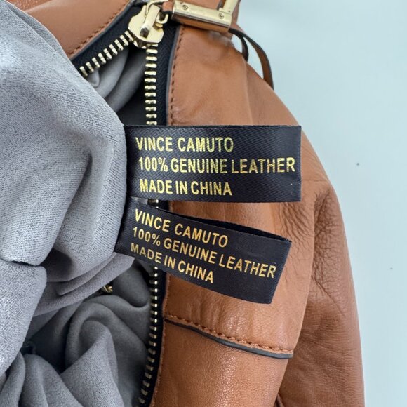 Vince Camuto Alder Backpack Genuine Buttery Soft Leather Brown main image 9